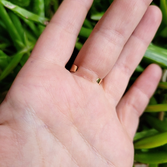 New Classic Gold Simple Geometric Ring Band & Toe Ring - Picture 9 of 9